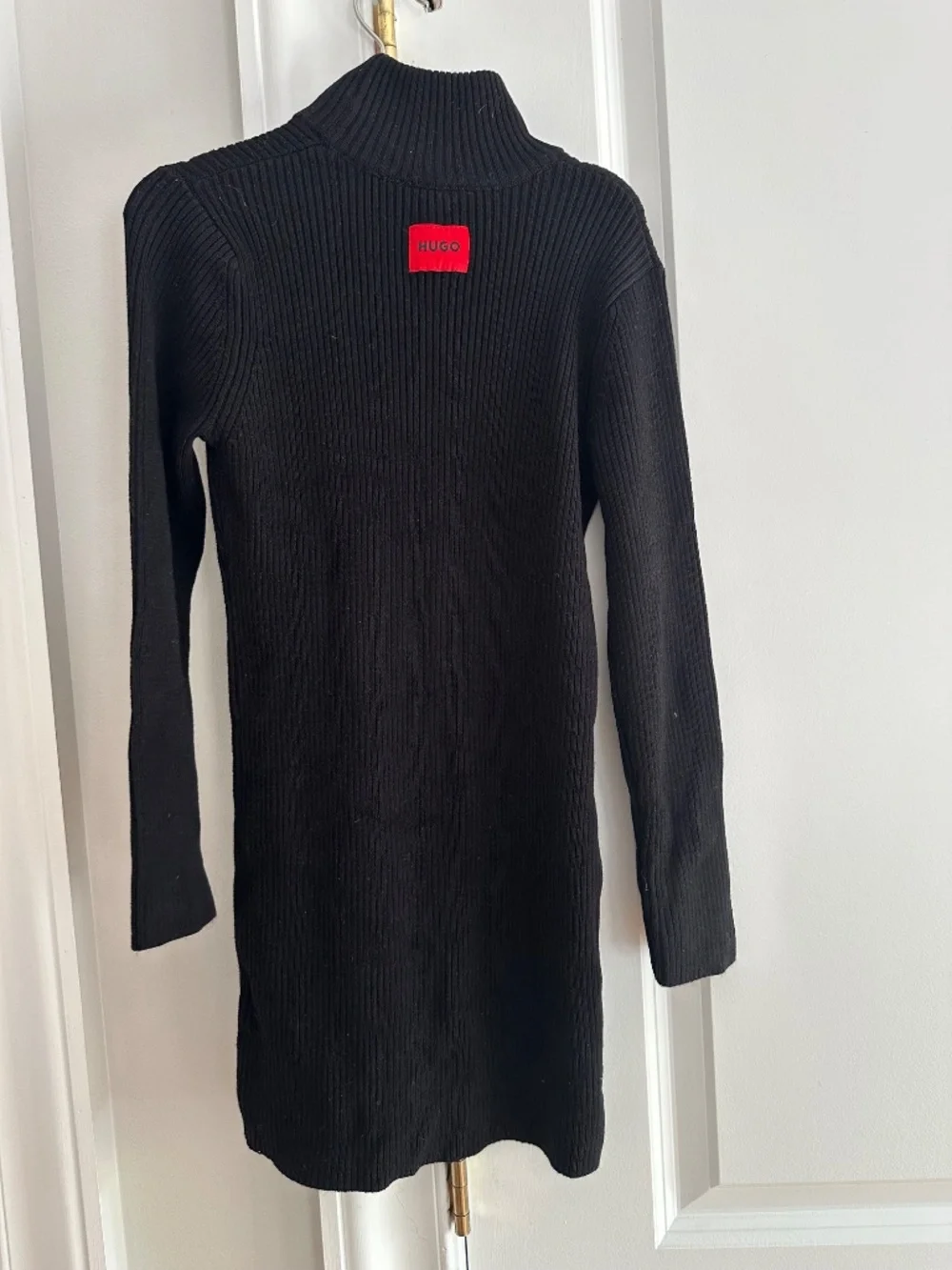 Hugo boss black knit dress kids size 8 brand new with tags